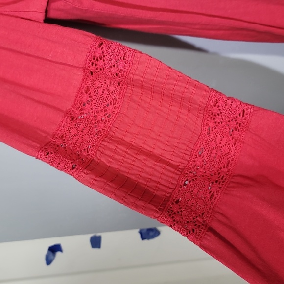 Logo by Lori Goldstein Cotton Modal Embroidered Long Sleeve Tunic Top - Picture 6 of 11